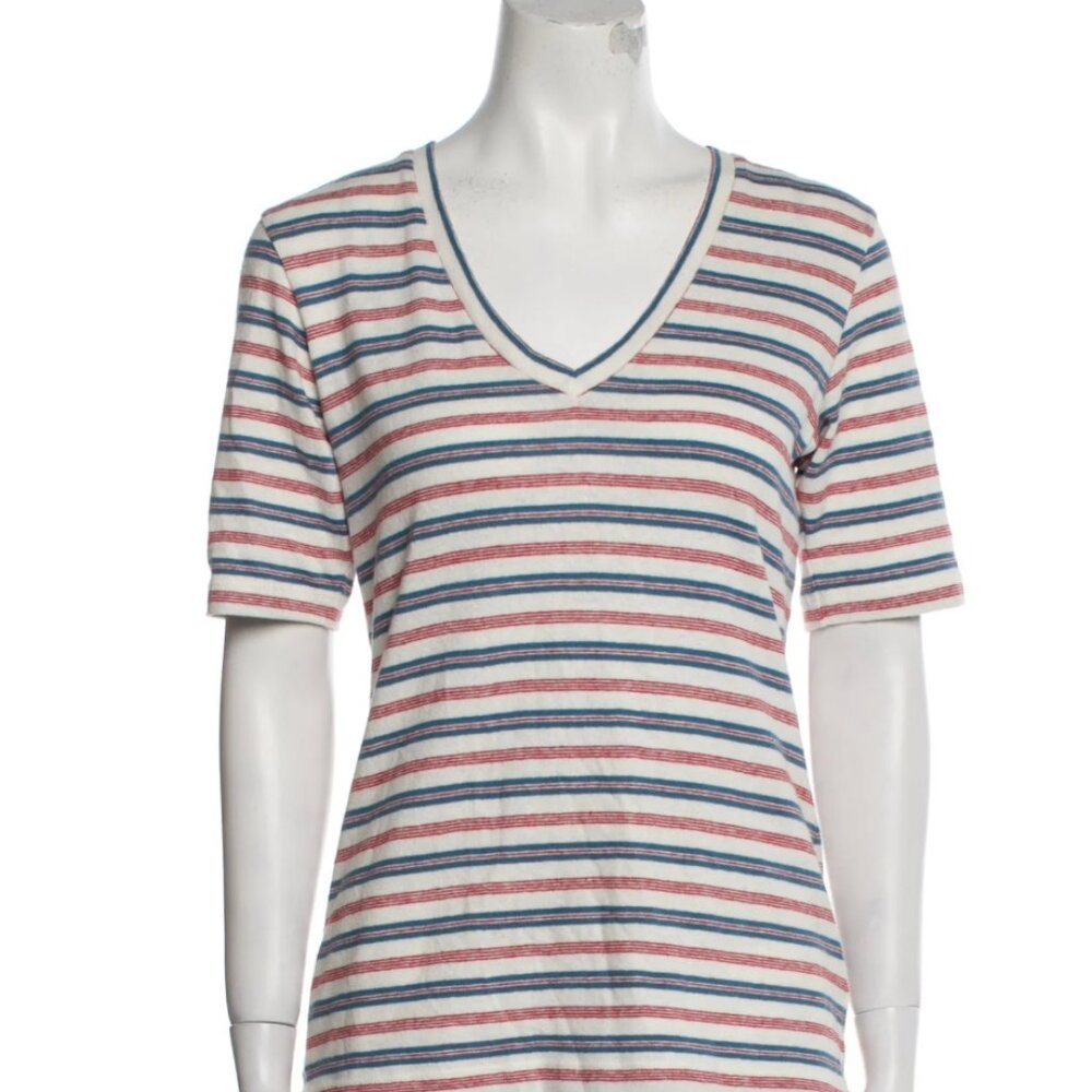 Emerson Fry Hemp Tshirt Red White and Blue